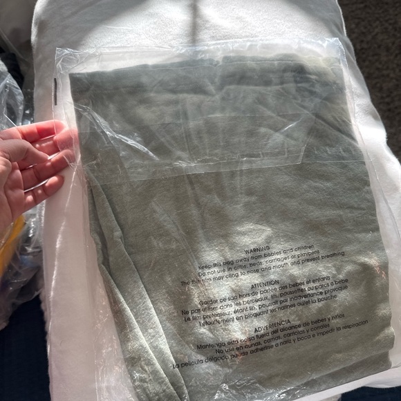 Alex Crane Sun Tee XL in Moss – 100% Linen, NWT - Picture 3 of 5